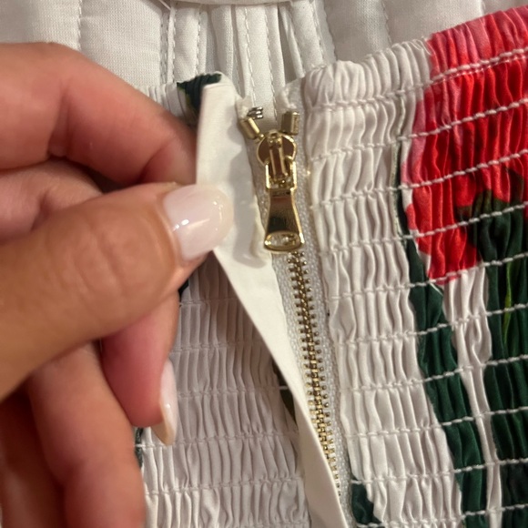 Floral Print Sweetheart Mini Dress size SMALL - Picture 6 of 10